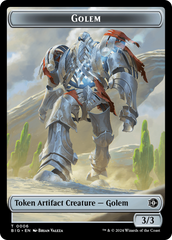 Golem // Plot Double-Sided Token [Outlaws of Thunder Junction: The Big Score Tokens] | Impulse Games and Hobbies