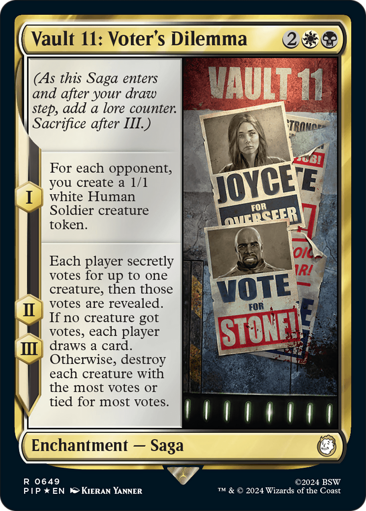 Vault 11: Voter's Dilemna (Surge Foil) [Fallout] | Impulse Games and Hobbies