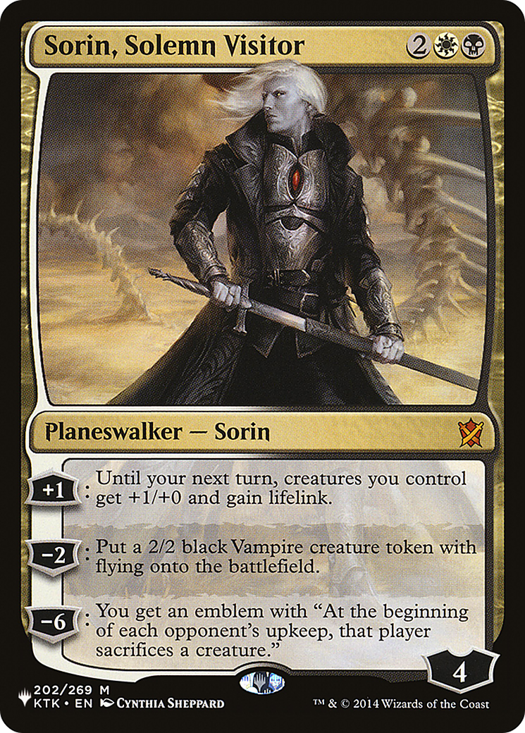 Sorin, Solemn Visitor [The List Reprints] | Impulse Games and Hobbies