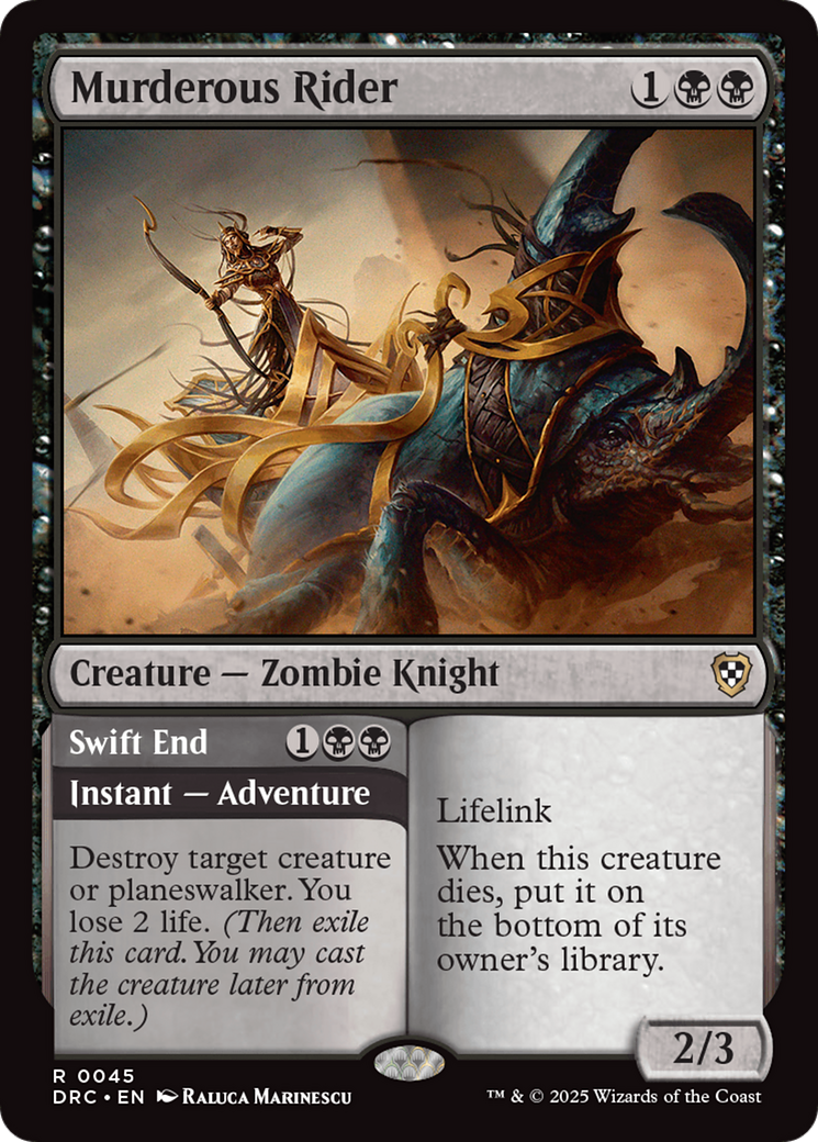 Murderous Rider [Aetherdrift Commander] | Impulse Games and Hobbies