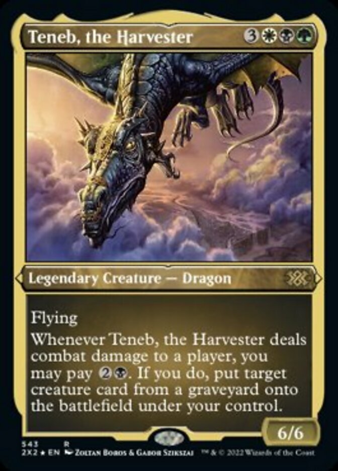 Teneb, the Harvester (Foil Etched) [Double Masters 2022] | Impulse Games and Hobbies