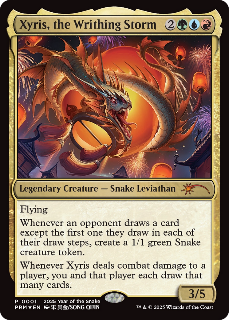 Xyris, the Writhing Storm (Year of the Snake 2025) [Standard Showdown Promos] | Impulse Games and Hobbies