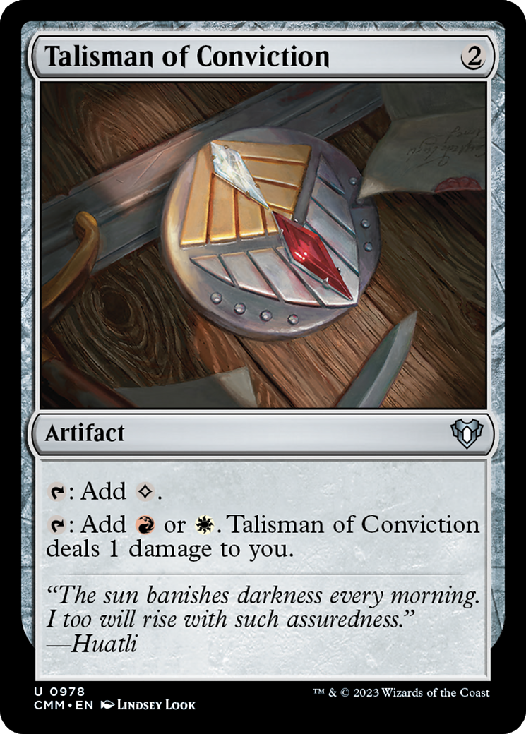 Talisman of Conviction [Commander Masters] | Impulse Games and Hobbies