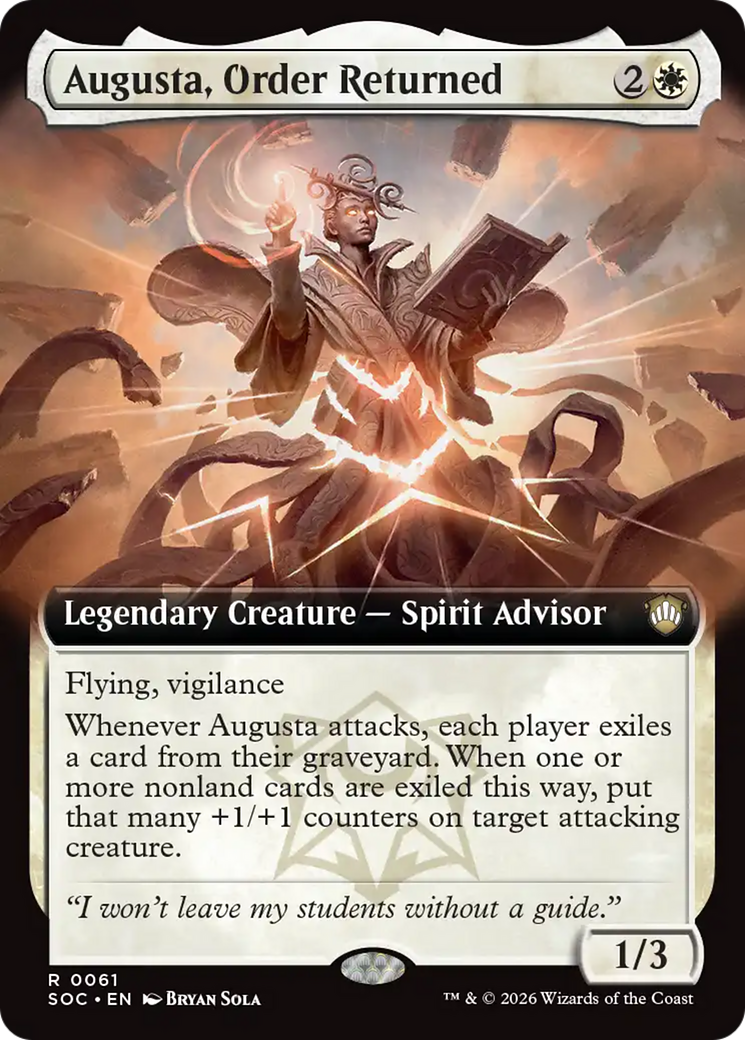 Augusta, Order Returned (Extended Art) [Secrets of Strixhaven Commander] | Impulse Games and Hobbies