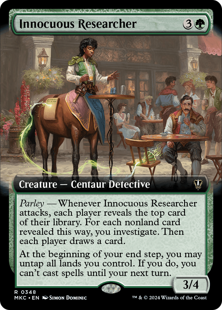 Innocuous Researcher (Extended Art) [Murders at Karlov Manor Commander] | Impulse Games and Hobbies