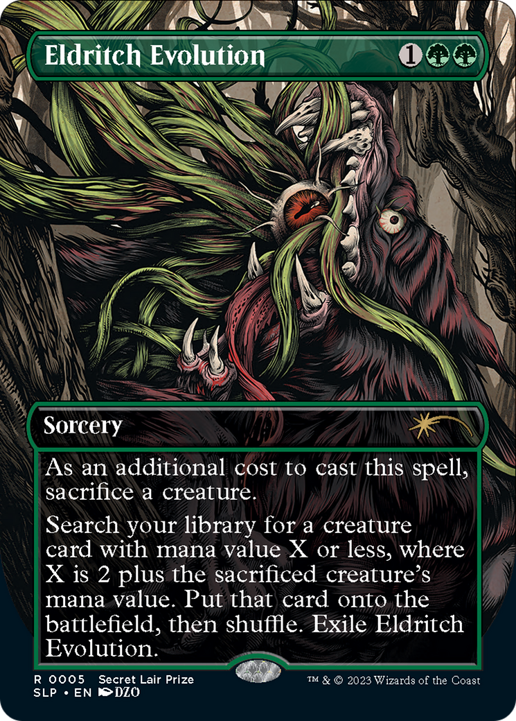 Eldritch Evolution (Borderless) [Secret Lair Showdown] | Impulse Games and Hobbies