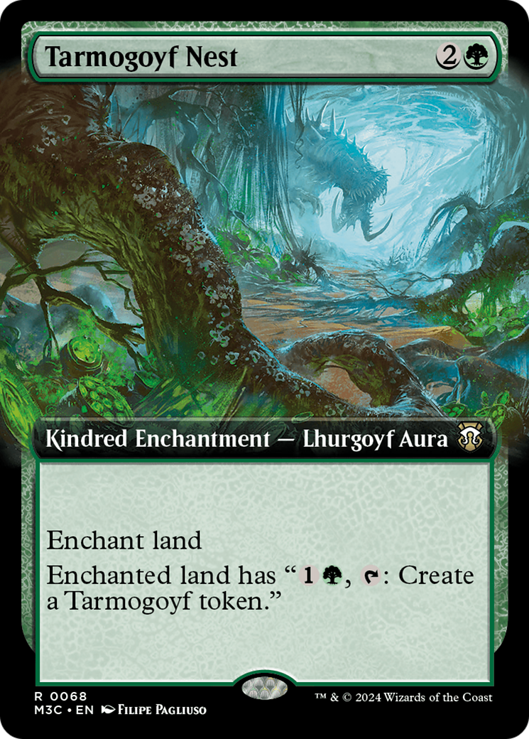 Tarmogoyf Nest (Extended Art) [Modern Horizons 3 Commander] | Impulse Games and Hobbies