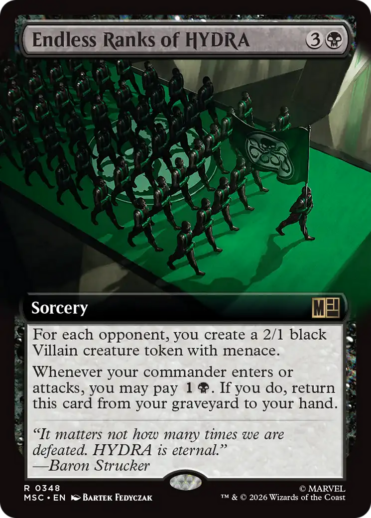 Endless Ranks of HYDRA (Extended Art) [Marvel Super Heroes Commander] | Impulse Games and Hobbies