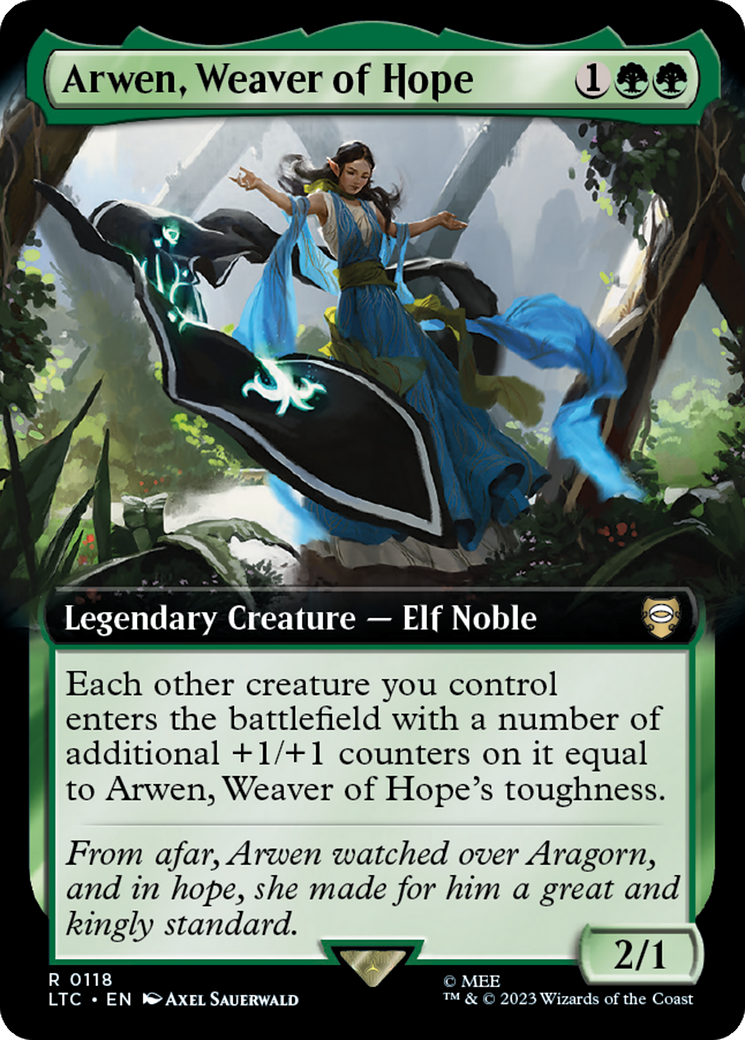 Arwen, Weaver of Hope (Extended Art) [The Lord of the Rings: Tales of Middle-Earth Commander] | Impulse Games and Hobbies