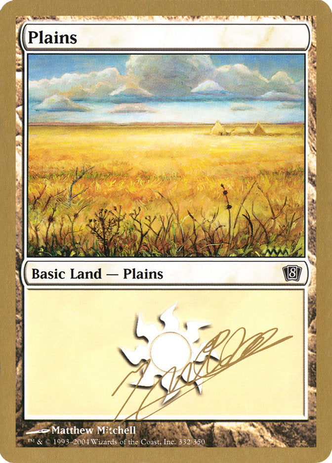 Plains (jn332) (Julien Nuijten) [World Championship Decks 2004] | Impulse Games and Hobbies