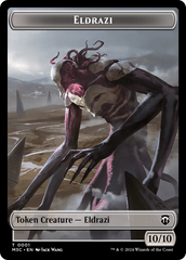 Spirit (Ripple Foil) // Eldrazi Double-Sided Token [Modern Horizons 3 Commander Tokens] | Impulse Games and Hobbies