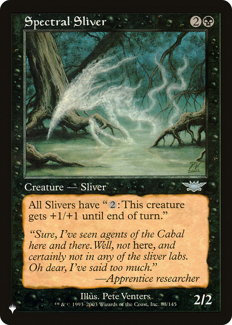 Spectral Sliver [The List Reprints] | Impulse Games and Hobbies