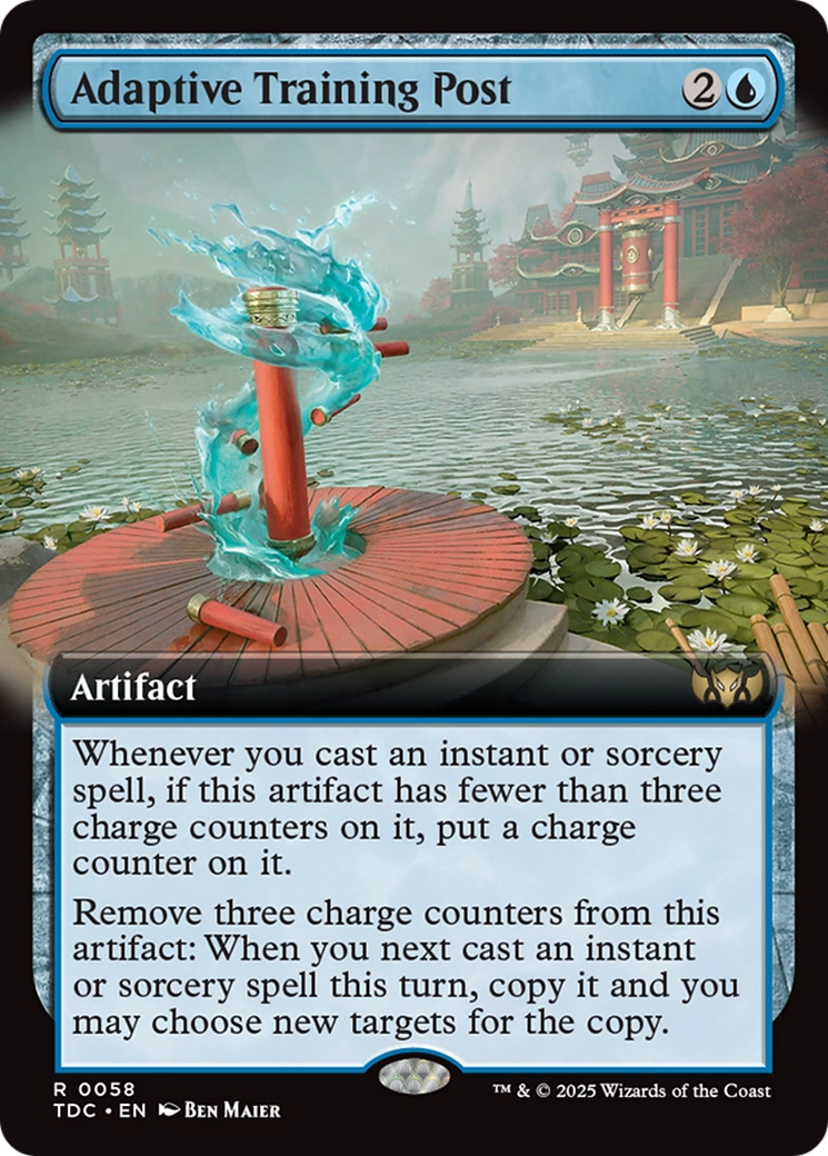 Adaptive Training Post (Extended Art) [Tarkir: Dragonstorm Commander] | Impulse Games and Hobbies