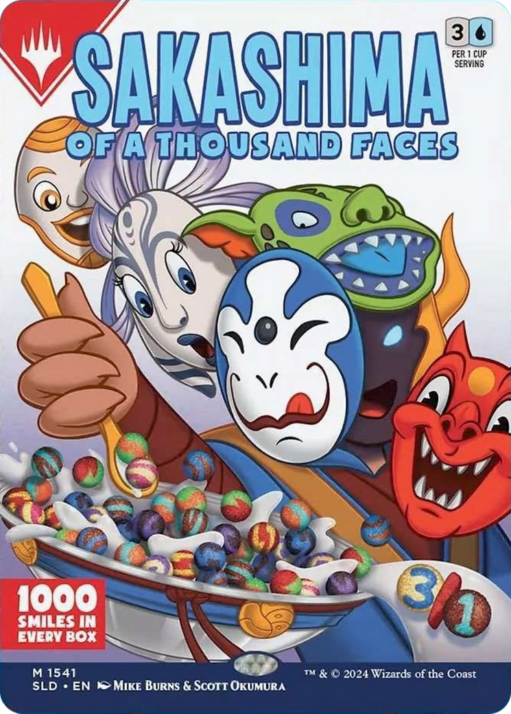 Sakashima of a Thousand Faces (Rainbow Foil) [Secret Lair Drop Series] | Impulse Games and Hobbies