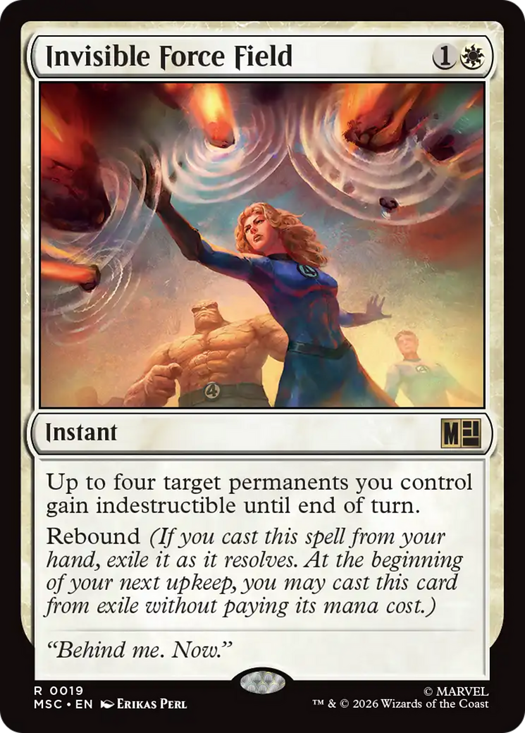 Invisible Force Field (Surge Foil) [Marvel Super Heroes Commander] | Impulse Games and Hobbies
