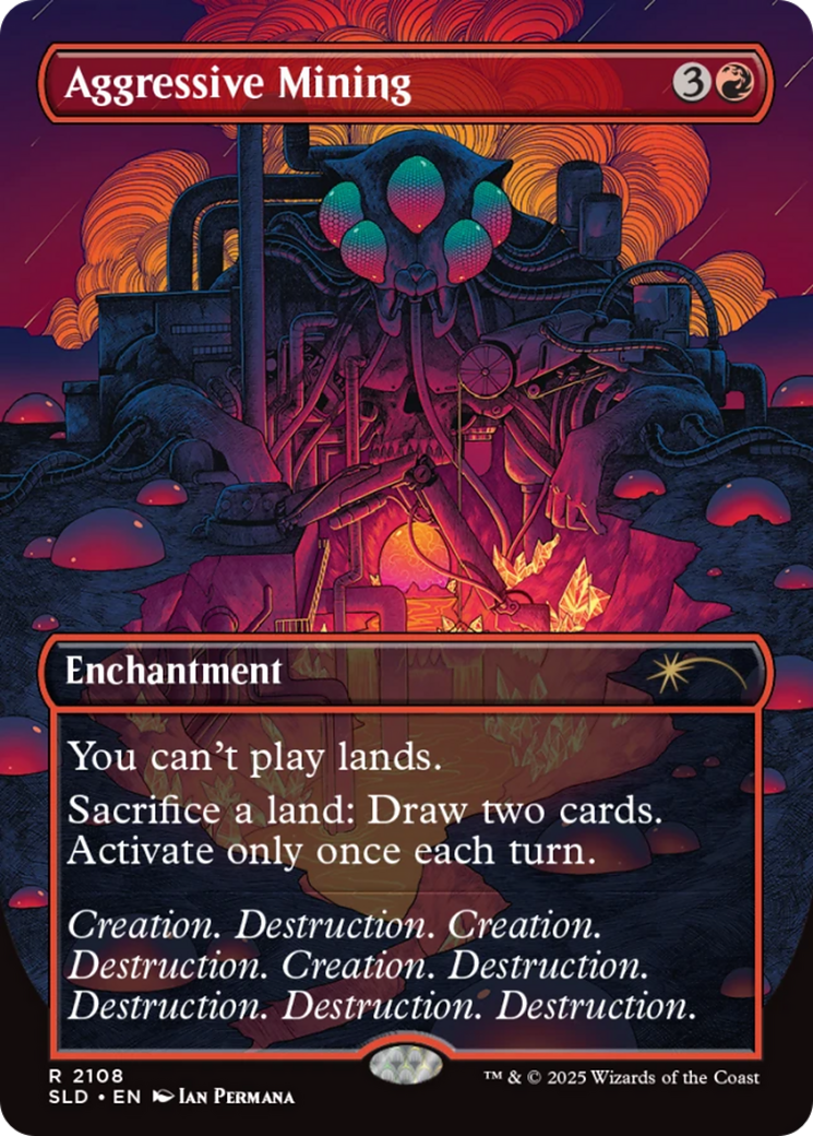 Aggressive Mining (Galaxy Foil) [Secret Lair Drop Series] | Impulse Games and Hobbies