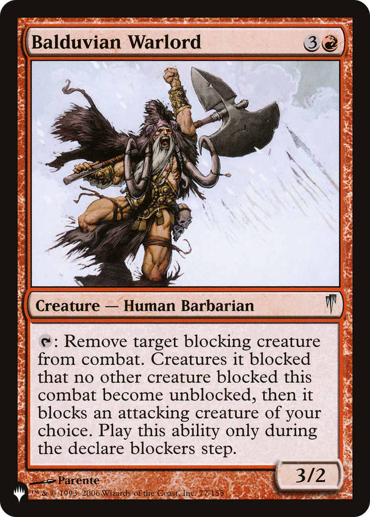 Balduvian Warlord [The List] | Impulse Games and Hobbies