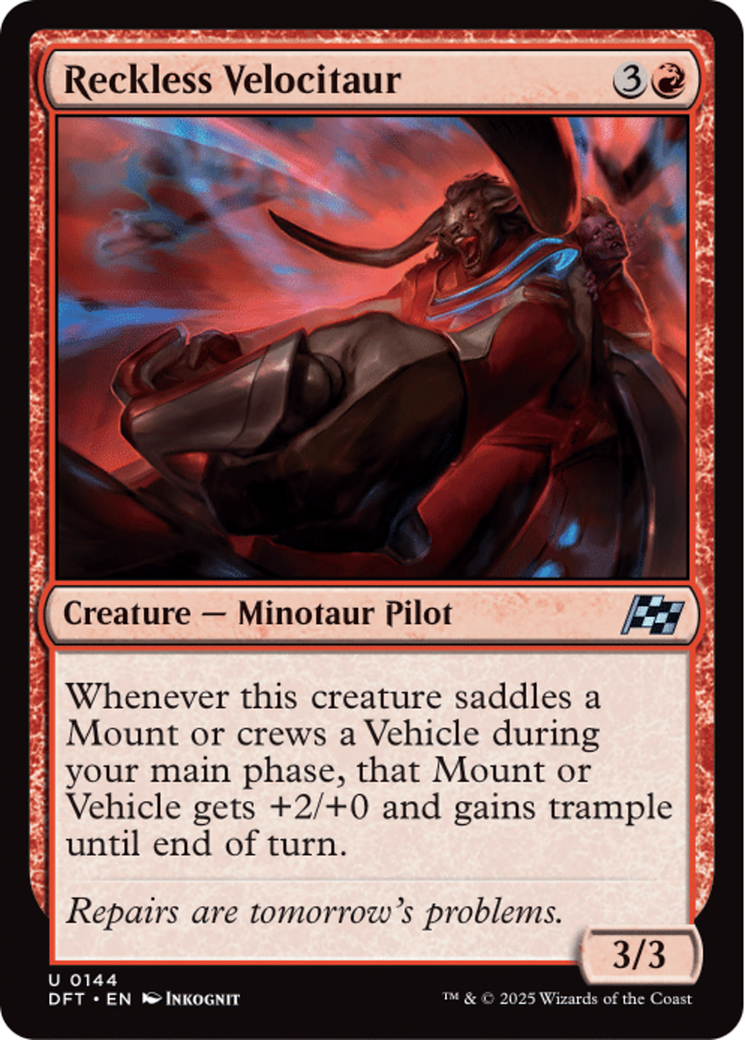 Reckless Velocitaur [Aetherdrift] | Impulse Games and Hobbies