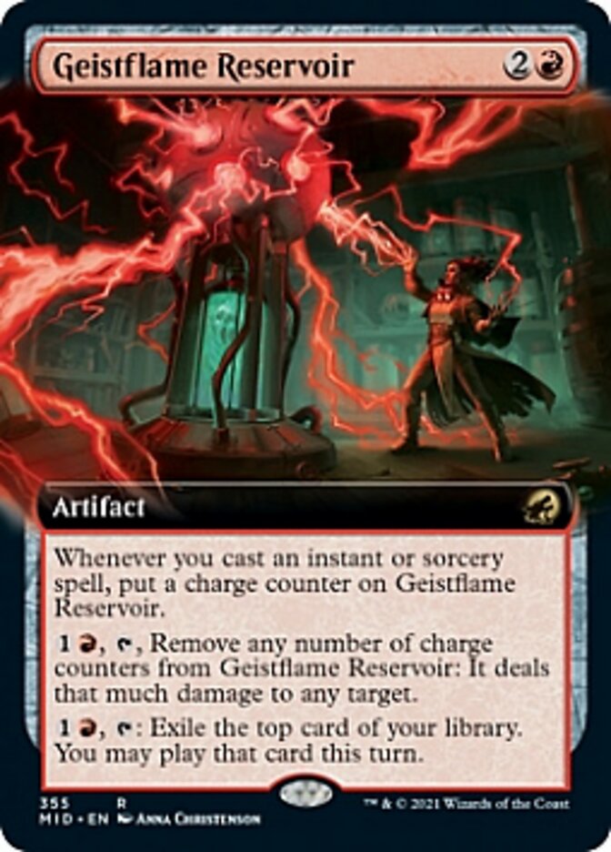 Geistflame Reservoir (Extended Art) [Innistrad: Midnight Hunt] | Impulse Games and Hobbies
