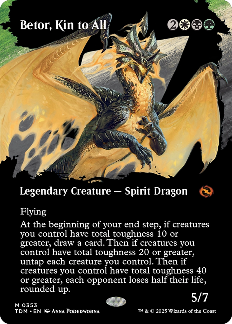 Betor, Kin to All (Borderless) [Tarkir: Dragonstorm] | Impulse Games and Hobbies