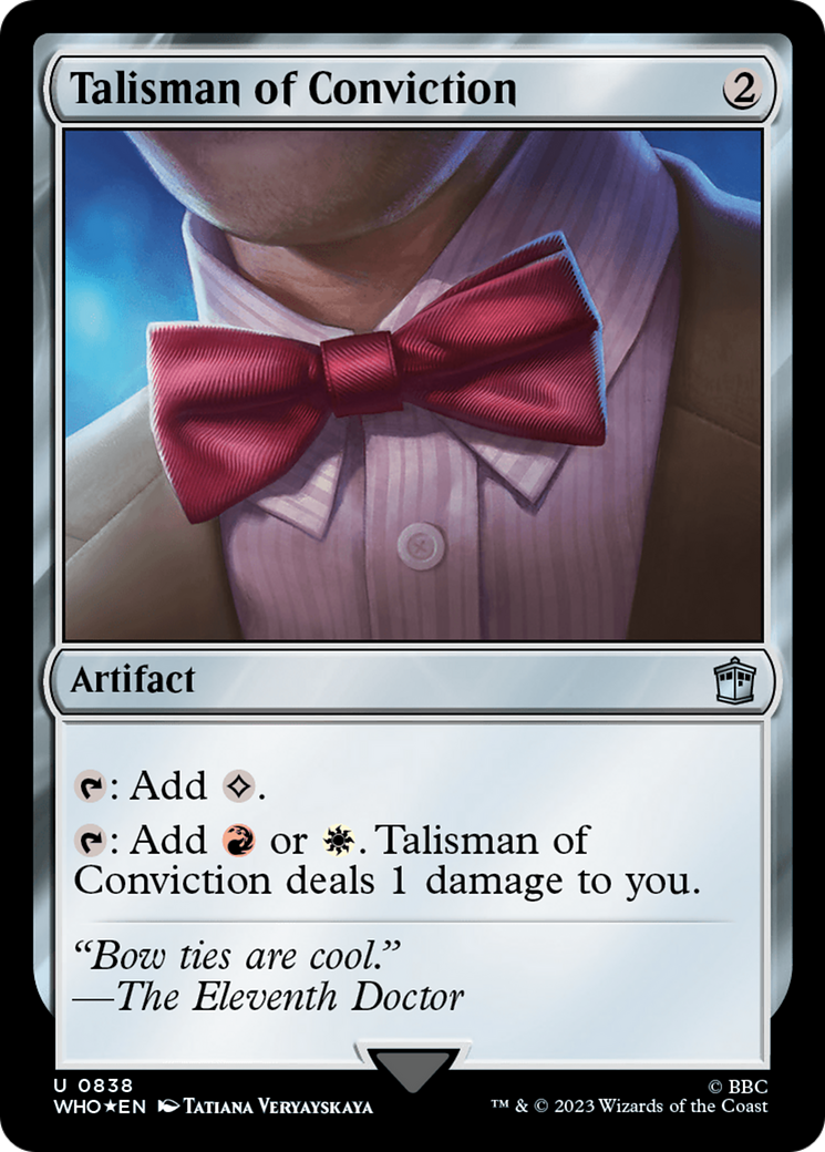 Talisman of Conviction (Surge Foil) [Doctor Who] | Impulse Games and Hobbies