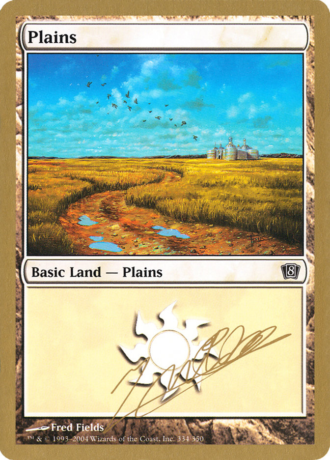 Plains (jn334) (Julien Nuijten) [World Championship Decks 2004] | Impulse Games and Hobbies