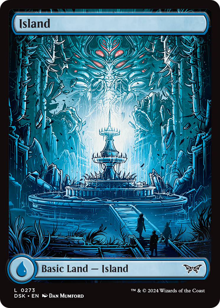 Island (273) - Full Art [Duskmourn: House of Horror] | Impulse Games and Hobbies