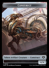 Elemental (0026) // Construct (0042) Double-Sided Token [Commander Masters Tokens] | Impulse Games and Hobbies