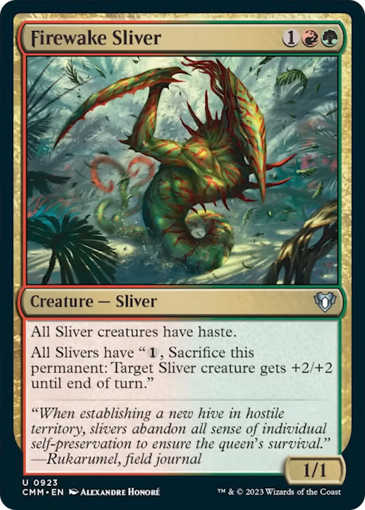 Firewake Sliver [Commander Masters] | Impulse Games and Hobbies