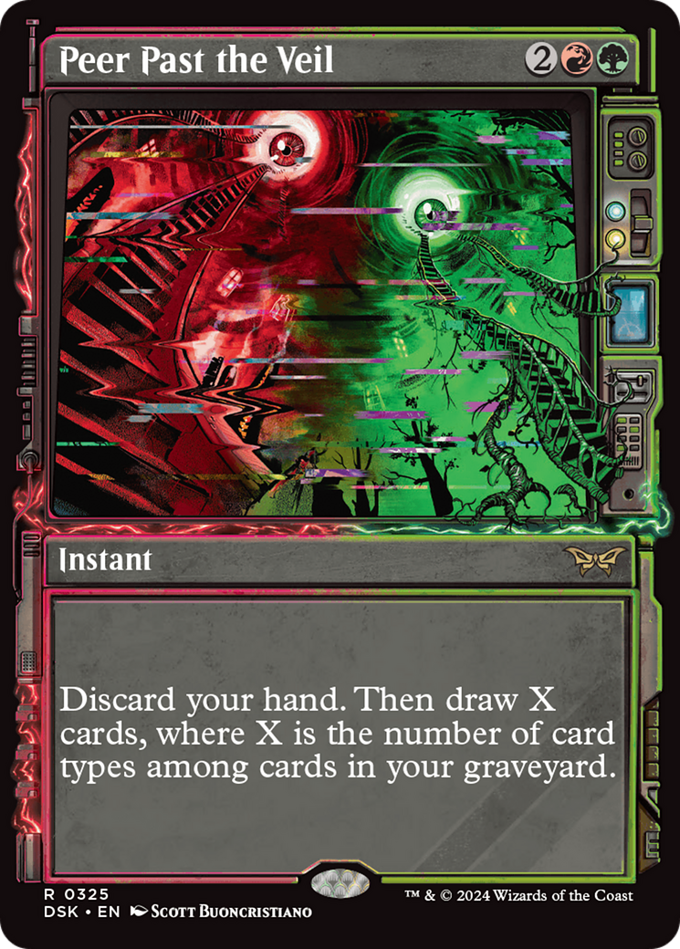 Peer Past the Veil (Showcase) [Duskmourn: House of Horror] | Impulse Games and Hobbies