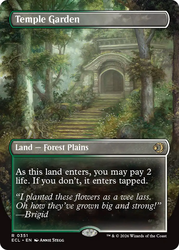 Temple Garden (Borderless) [Lorwyn Eclipsed] | Impulse Games and Hobbies