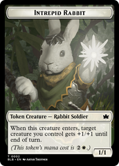 Bat // Intrepid Rabbit Double-Sided Token [Bloomburrow Tokens] | Impulse Games and Hobbies