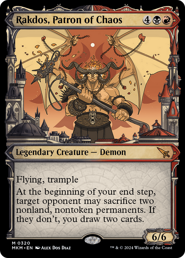 Rakdos, Patron of Chaos (Showcase) (0320) [Murders at Karlov Manor] | Impulse Games and Hobbies