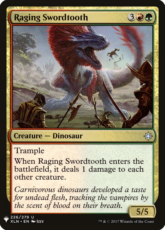 Raging Swordtooth [Mystery Booster] | Impulse Games and Hobbies