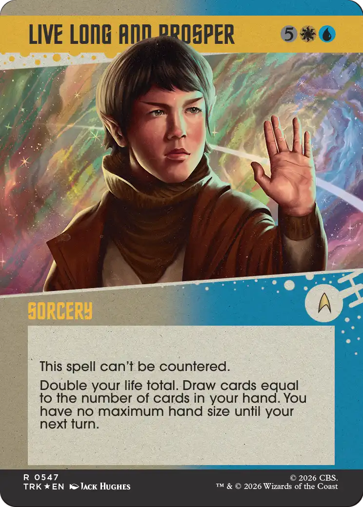 Live Long and Prosper (Showcase) (Surge Foil) [Star Trek] | Impulse Games and Hobbies