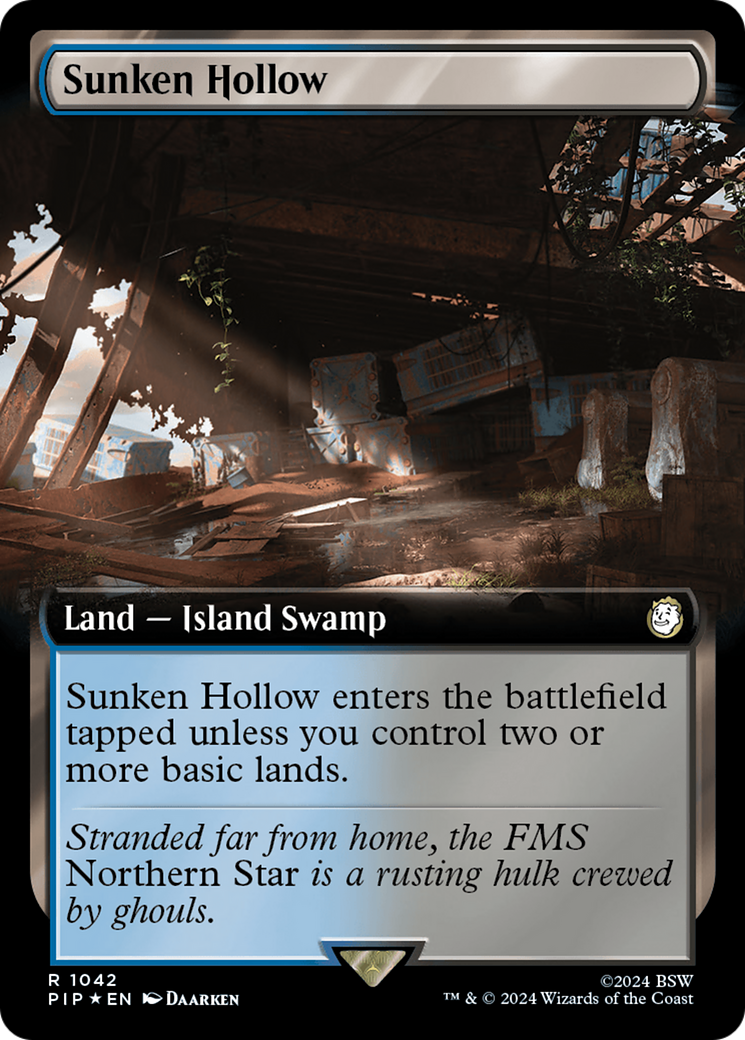 Sunken Hollow (Extended Art) (Surge Foil) [Fallout] | Impulse Games and Hobbies