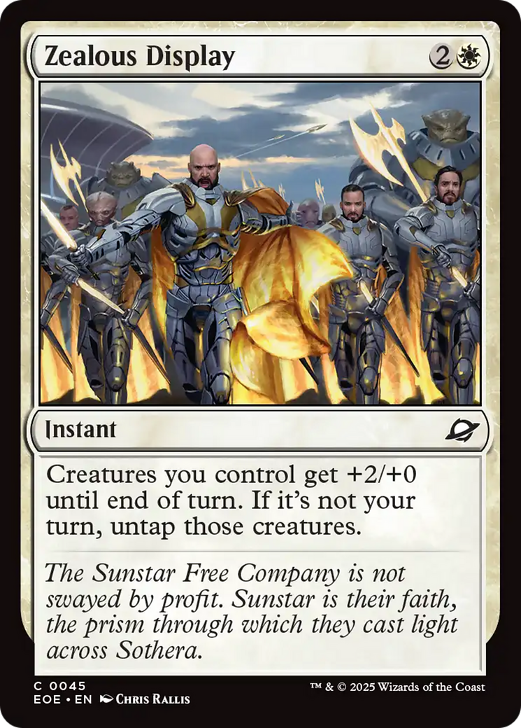 Zealous Display [Edge of Eternities] | Impulse Games and Hobbies