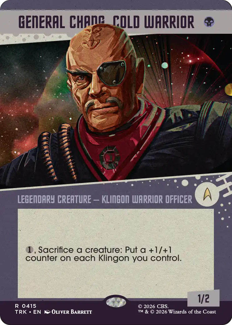 General Chang, Cold Warrior (0415) (Showcase) [Star Trek] | Impulse Games and Hobbies