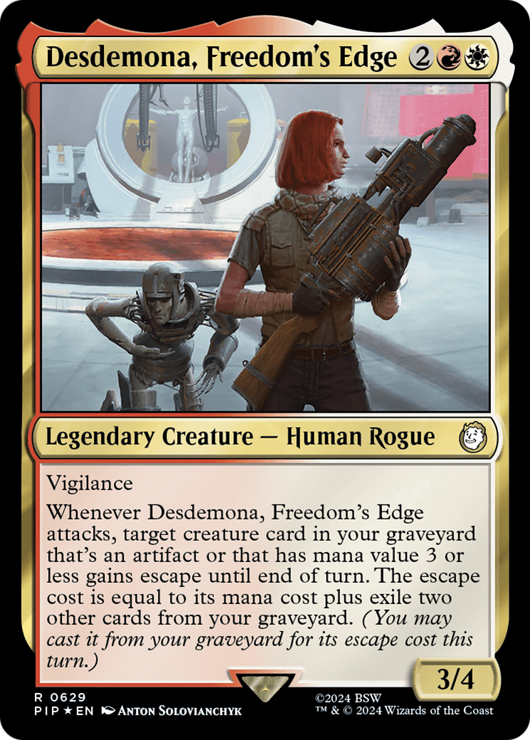 Desdemona, Freedom's Edge (Surge Foil) [Fallout] | Impulse Games and Hobbies