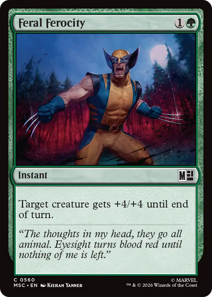 Feral Ferocity [Marvel Super Heroes Commander] | Impulse Games and Hobbies