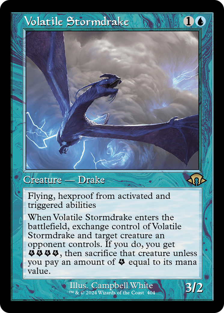 Volatile Stormdrake (Retro) [Modern Horizons 3] | Impulse Games and Hobbies