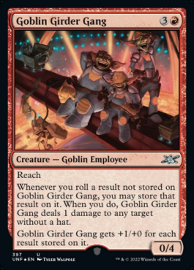 Goblin Girder Gang (Galaxy Foil) [Unfinity] | Impulse Games and Hobbies