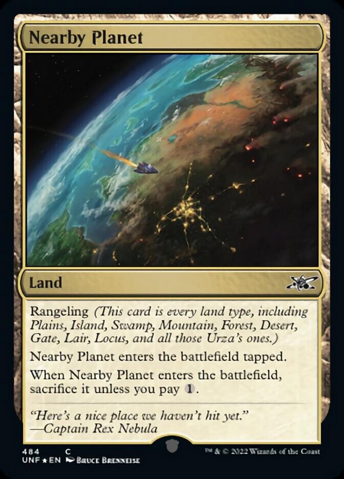 Nearby Planet (Galaxy Foil) [Unfinity] | Impulse Games and Hobbies