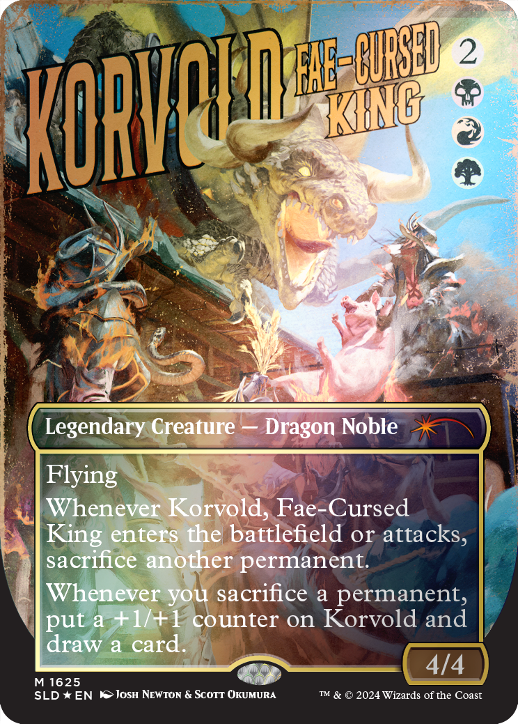 Korvold, Fae-Cursed King (Rainbow Foil) [Secret Lair Drop Series] | Impulse Games and Hobbies