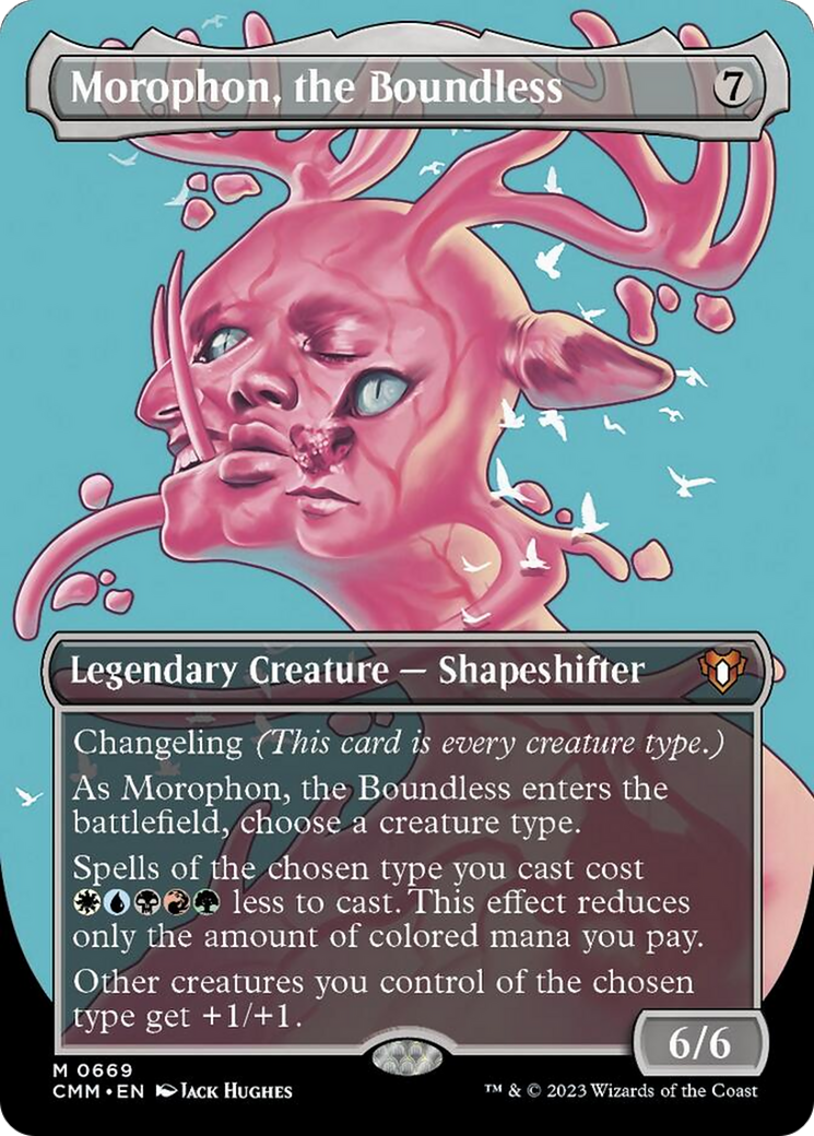 Morophon, the Boundless (Borderless Profile) [Commander Masters] | Impulse Games and Hobbies