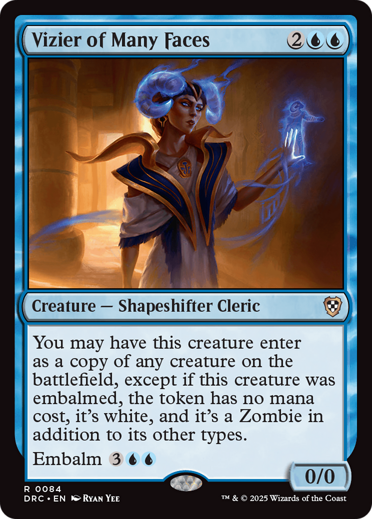 Vizier of Many Faces [Aetherdrift Commander] | Impulse Games and Hobbies