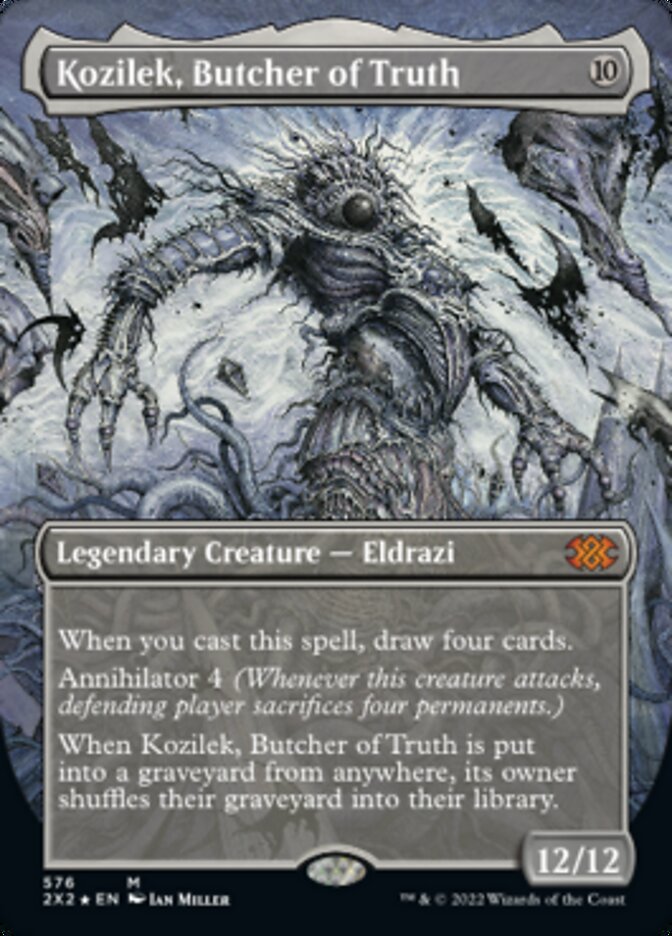 Kozilek, Butcher of Truth (Textured Foil) [Double Masters 2022] | Impulse Games and Hobbies