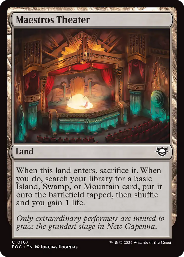 Maestros Theater [Edge of Eternities Commander] | Impulse Games and Hobbies