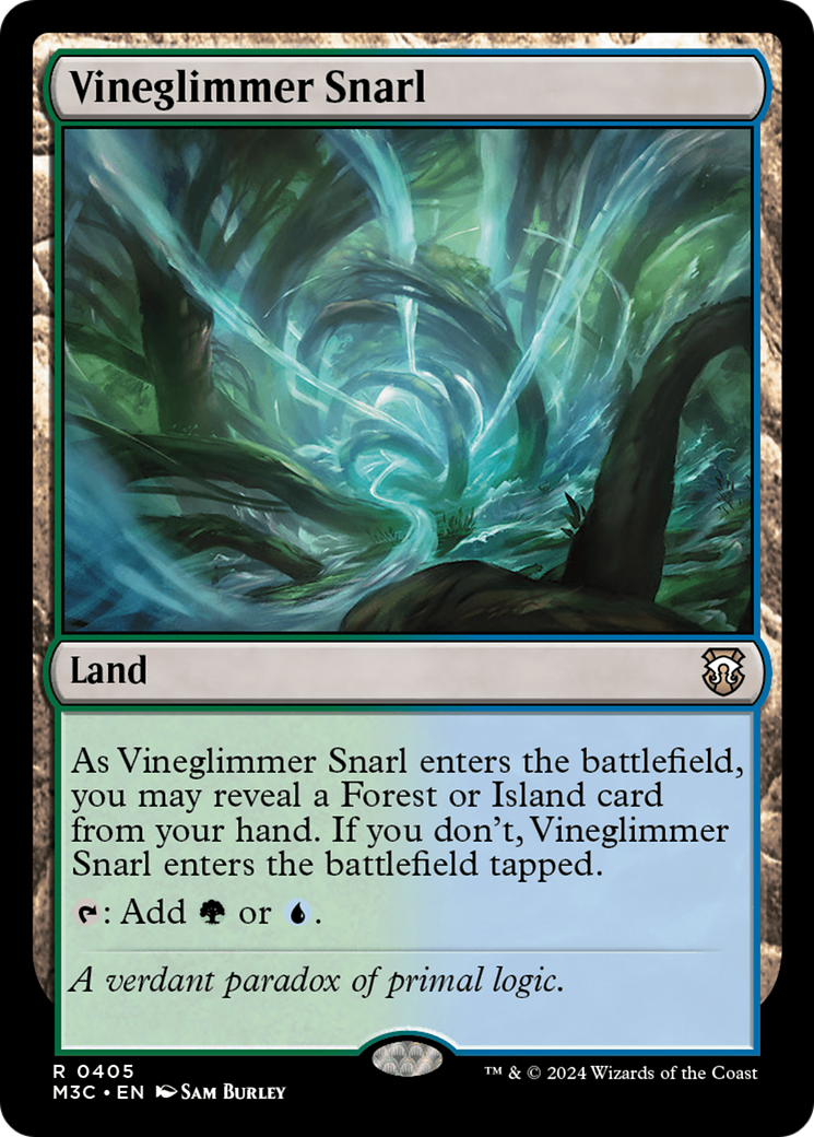 Vineglimmer Snarl (Ripple Foil) [Modern Horizons 3 Commander] | Impulse Games and Hobbies