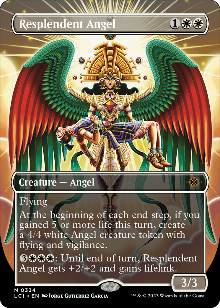 Resplendent Angel (Borderless) [The Lost Caverns of Ixalan] | Impulse Games and Hobbies